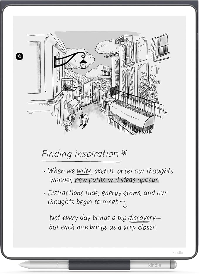 Amazon Kindle Scribe Folio Cover with Magnetic Attach, Designed with Sustainability in Mind, Functional & Protective Case - Plant-Based Leather