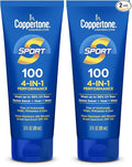 Coppertone SPORT Sunscreen Lotion Broad Spectrum SPF 100 (3 Fluid Ounce) (Packaging may vary),(Pack of 2)