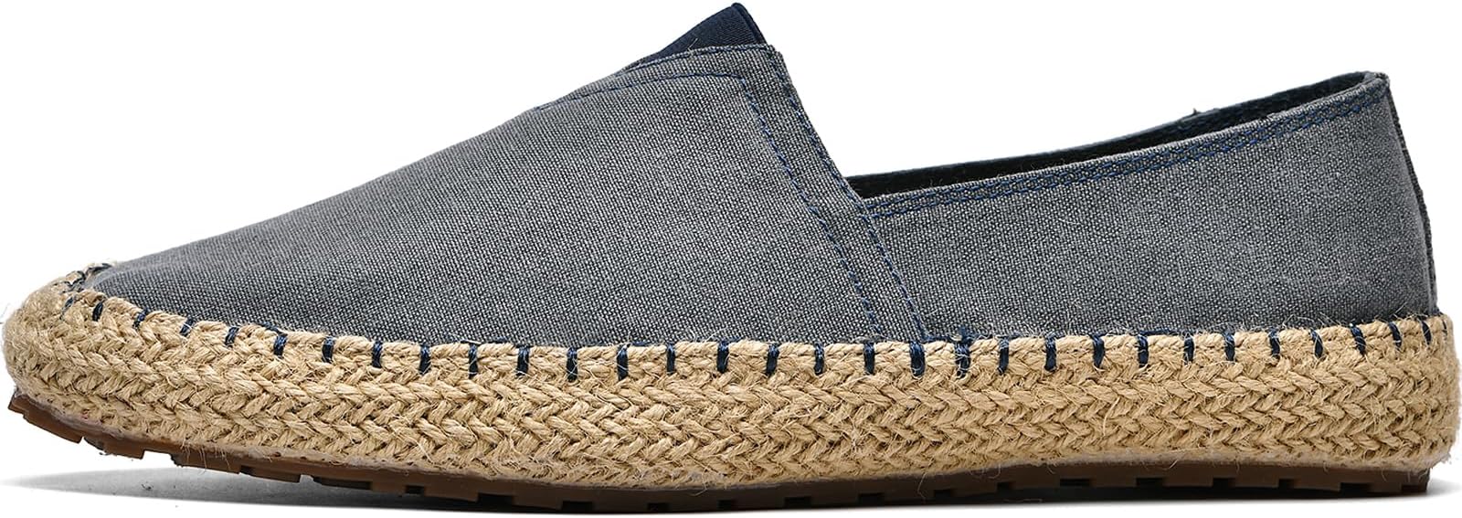 CASMAG Men's Fashion Casual Canvas Espadrille Slip-on Shoes Loafers