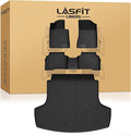 LASFIT Floor Mats & Cargo Mat for Hyundai Sonata Hybrid 2020-2026 (Only Fit Hybrid, Not Fit Gas), All Weather TPE Custom Fit Floor Liners with Full Set Car Mats & Trunk Mats Accessories, Black