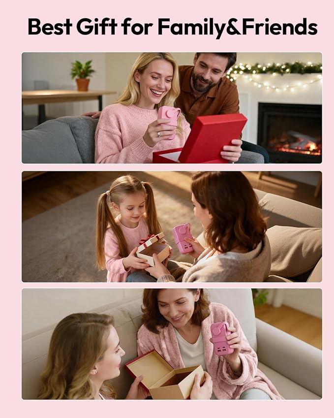 NTONPOWER GAN Ultra 65W Pink Fast Charging Station, Travel Power Strip with 3 Outlets 4 USB (2 USB C), Pink Extension Cord 4Ft, Kawaii Cute Accessories Compatible with MacBook, iPhone