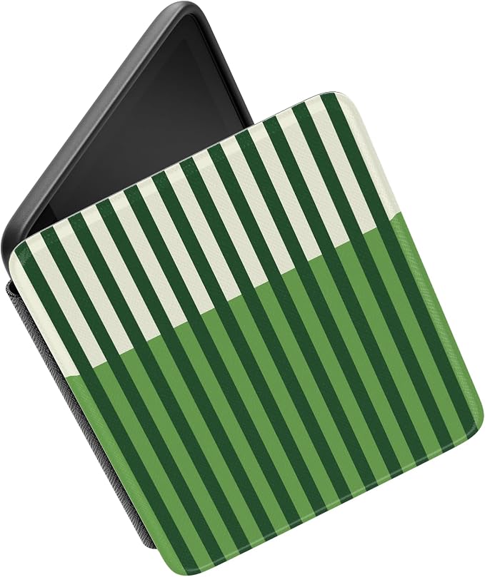 Casely Kindle Case | Clubhouse | Fairway Stripes | Compatible with 7” Kindle Colorsoft and 7” Kindle Paperwhite (12th Gen 2024 Models)