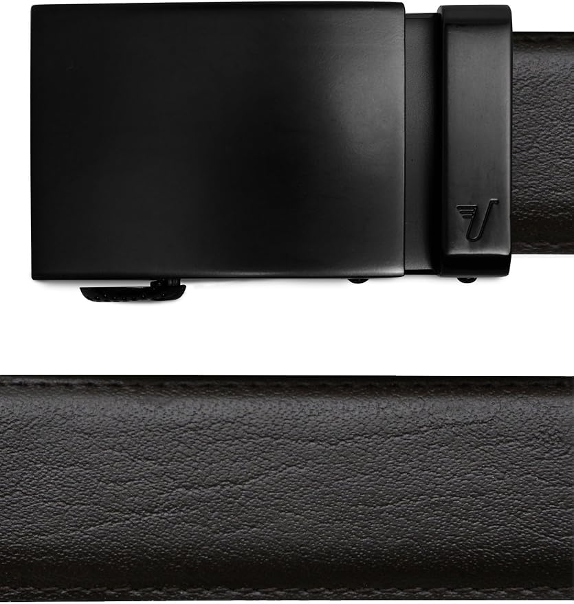 Mission Belt Men's Leather Ratchet Belt, 40mm Metal Collection