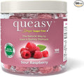 Three Lollies Queasy Drops - Sugar Free Raspberry Flavor - Relief from Chemotherapy Nausea & Travel Sickness - Alleviates a Dry Mouth - Non-Drowsy - Natural Ingredients - 100 Ct