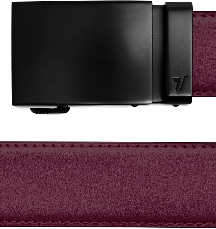 Mission Belt Men's Leather Ratchet Belt, 40mm Metal Collection