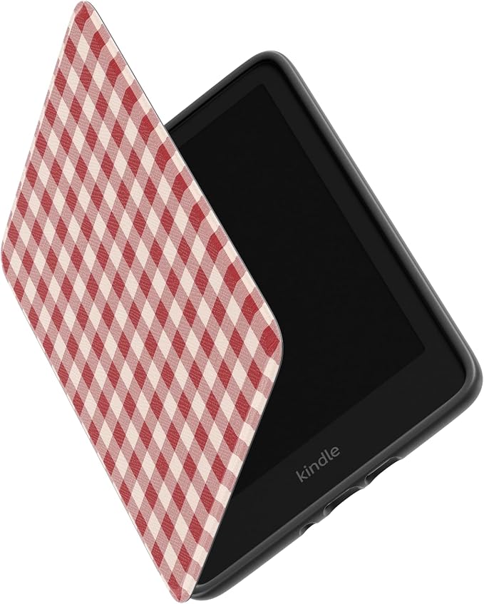 Casely Kindle Case | Sweet Jam | Red Gingham | 7” Kindle Colorsoft and 7” Kindle Paperwhite (12th Gen)