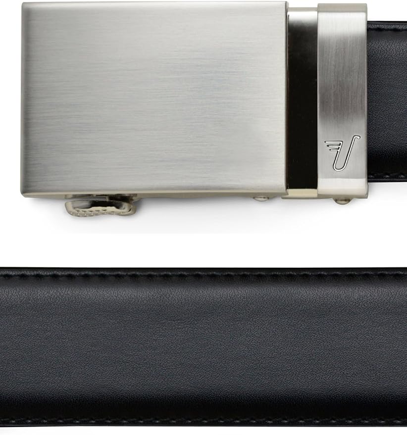 Mission Belt Men's Leather Ratchet Belt, 40mm Metal Collection