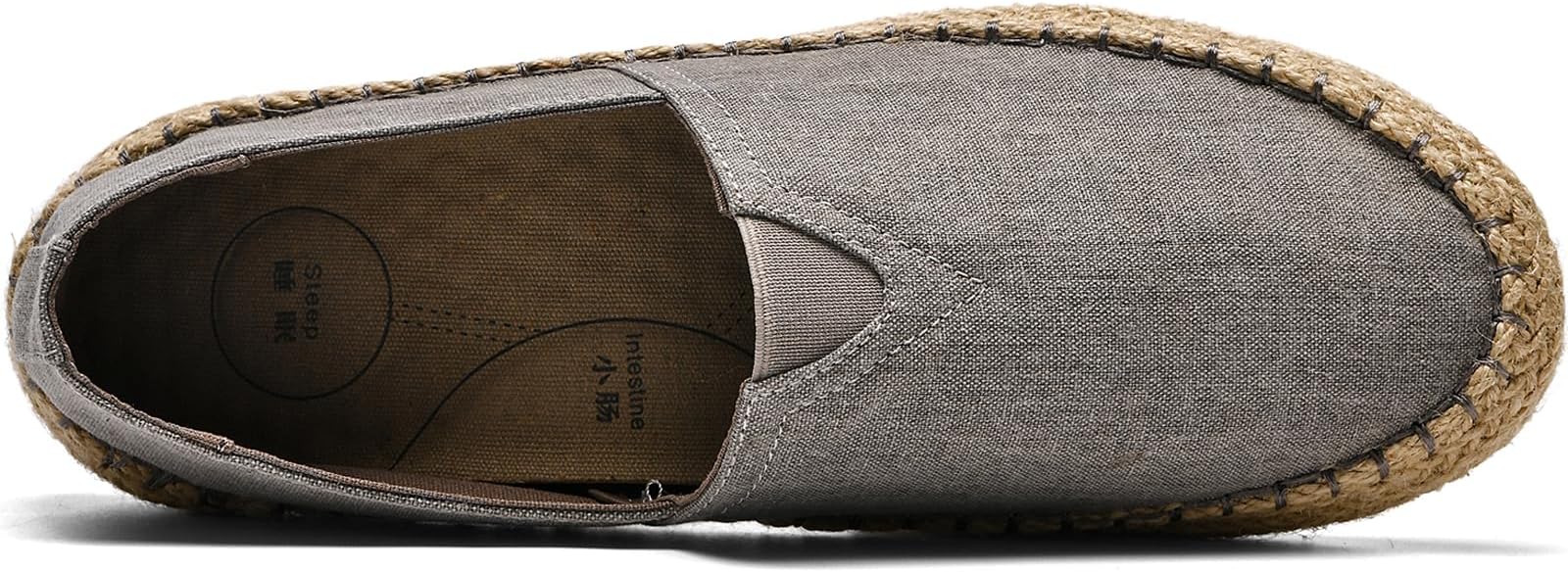 CASMAG Men's Fashion Casual Canvas Espadrille Slip-on Shoes Loafers