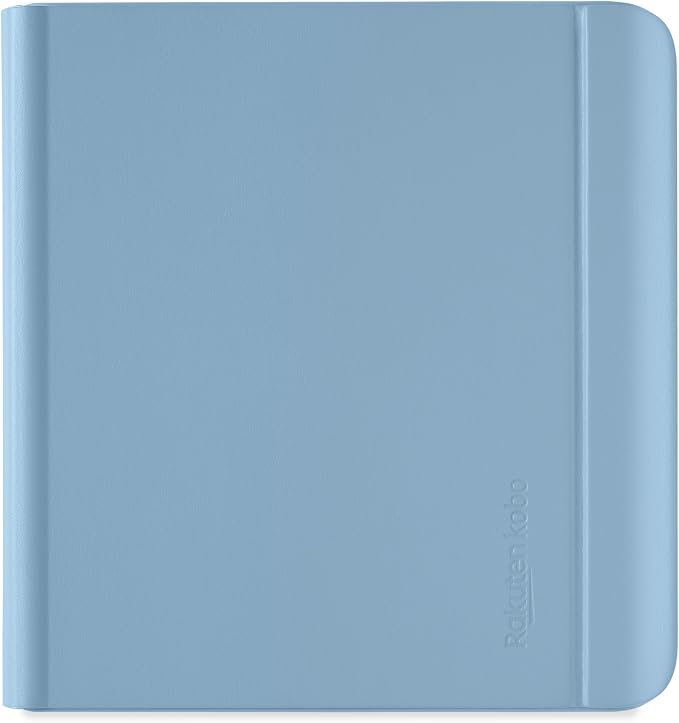 Kobo Libra Colour SleepCover Case | Dusk Blue Stylus Notebook | Sleep/Wake Technology | Built-in 2-Way Stand | Vegan Leather | Compatible with 7” Kobo Libra Colour eReader