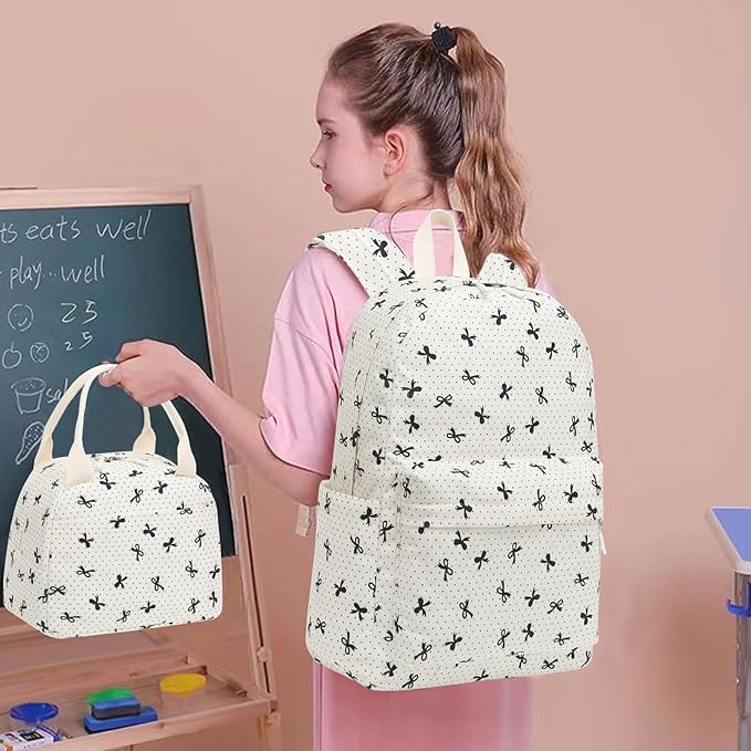 LEDAOU Backpack for Girls School Bag Kids Bookbag Teen Backpack Set Daypack with Lunch Bag and Pencil Case | Kids, Bookbag, Daypack, with Lunch Bag, and Pencil Case