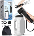 Portable Bidet for Travel,Electric Handheld Bidet Sprayer with 2.5L Peri Bottle & Adaptor,Dual Spray Modes,USB-C High Pressure Shower Toilet Butt Washer for Elderly Women Men Hygiene Camping Home