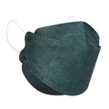 Borje KN95 Face Masks for Adults 50 Pack, 5-Ply Emerald Green Disposable Face Mask Against PM 2.5 Smoke & Dust, Filtration Efficiency 95%