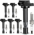 UF603 Ignition Coil & 97390 Double Iridium Spark Plug For HONDA 2008-2017 Accord Crosstour Odyssey, Acura 2009-2014 RI TI TSX TSX Replaces# 5C1681 52-2036 IC693 C1624