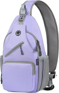 Javolto Sling Bag for Men Crossbody Backpack, Small Sling Backpack Mens Shoulder Bag, Casual Daypack Hiking Bag for Travel