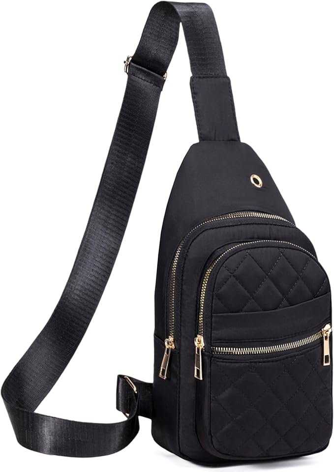 Banelu Small Sling Backpack Crossbody Sling Bag for Women, Chest Bag Daypack Fanny Pack Cross Body Bag for Outdoors Hiking Traveling