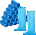 SATINIOR 20 Pieces/ 10 Pairs Disposable Boot Covers Long Plastic Waterproof Shoes Cover Over the Knee for Men Women Outdoor Rain and Snow