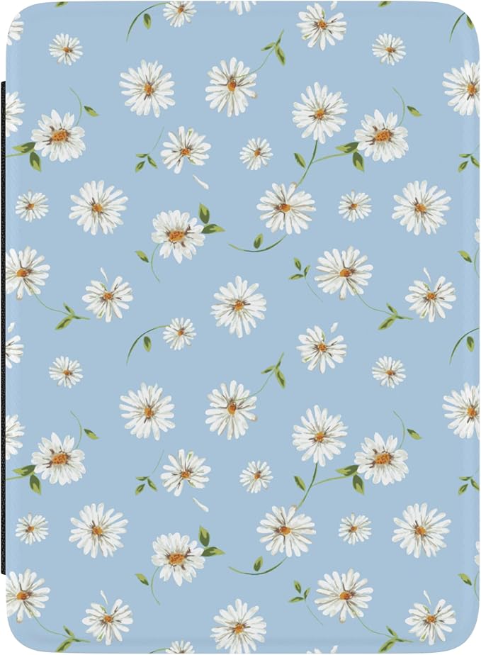 Casely Kindle Case | Daisy Daydream | Baby Blue Floral | Compatible with 7” Kindle Colorsoft and 7” Kindle Paperwhite (12th Gen 2024 Models)