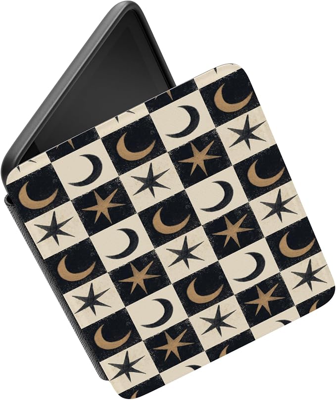 Casely Kindle Case | Mystic Moonstar | Black Celestial | Compatible with 7” Kindle Colorsoft and 7” Kindle Paperwhite (12th Gen 2024 Models)