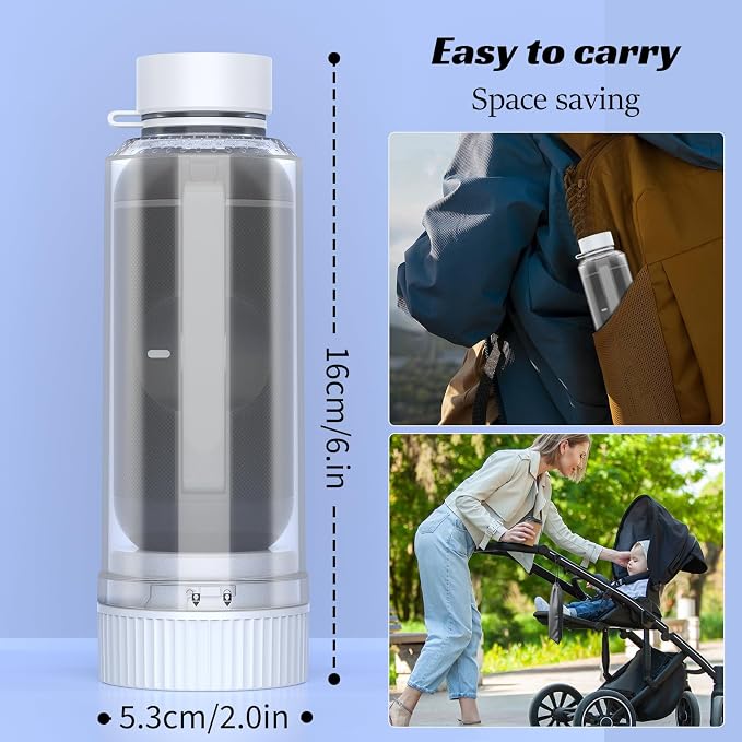 Portable Bidet for Travel, VITCOCO Waterproof Electric Travel Bidet Sprayer,Rechargeable High Pressure Handheld Bidets for Personal Hygiene Cleaning,White