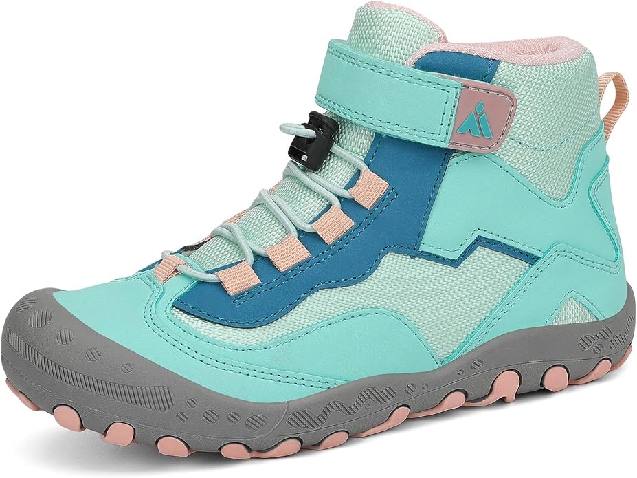 Mishansha Kids Water Resistant Hiking Boots, Boys Girls Anti Collision Anti-Skid Athletic Outdoor Adventure Trekking Shoes