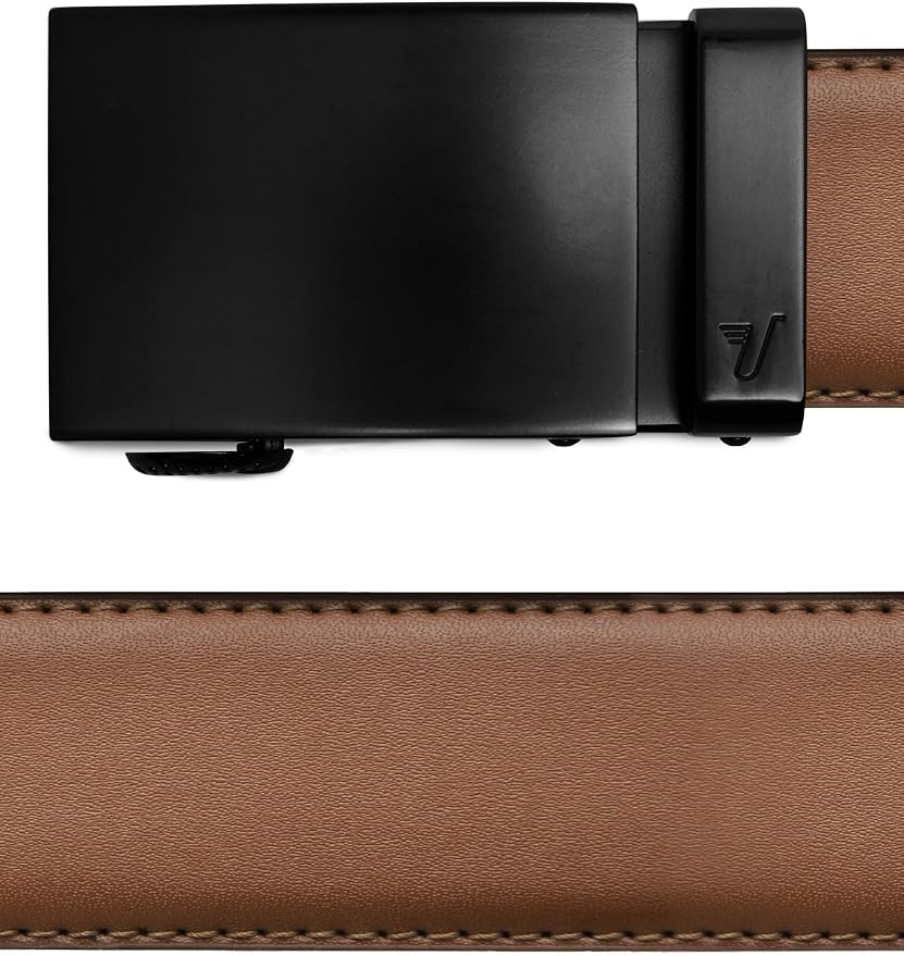 Mission Belt Men's Leather Ratchet Belt, 40mm Metal Collection
