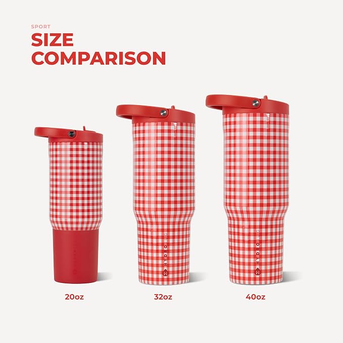 HydroJug Sport 20 oz Insulated Stainless Steel Water Bottle, Summer Picnic