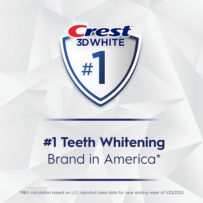 Crest 3D White Brilliance Luminous Purple Teeth Whitening Toothpaste, 4.6 oz Pack of 3, Anticavity Fluoride Toothpaste, Fights 100% More Surface Stains, 24 Hour Active Stain Prevention