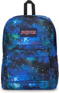 JanSport SuperBreak One Backpack - Durable, Lightweight Bookbag with 1 Main Compartment, Front Utility Pocket with Built-in Organizer - Premium Backpack, Cyberspace Galaxy