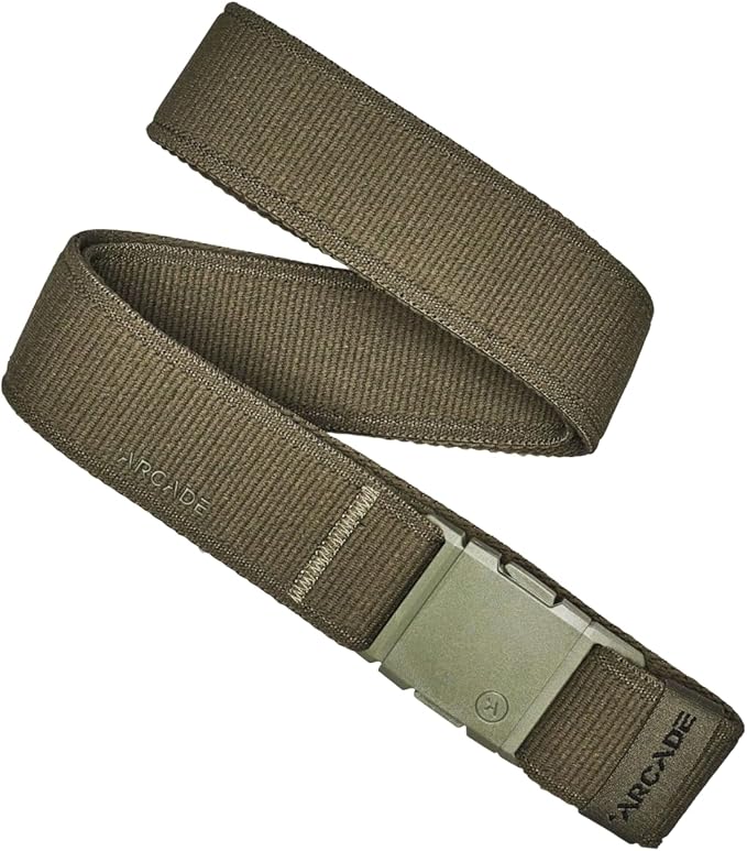 Arcade Belts A2 Unisex Adventure Belt: Heavy Duty Stretch, Metal Free Buckle
