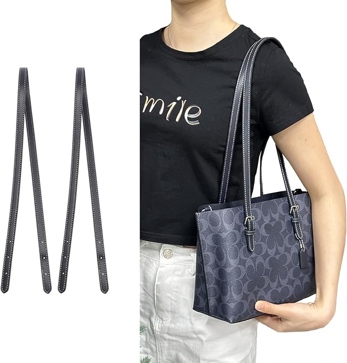 Jiesinlov 2 Pcs Bag Microfiber Leather Strap Replacement Shoulder Straps for Mollie 25 Tote Handbag(DEEP Blue)