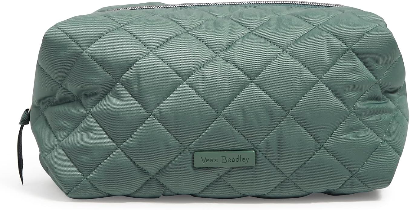 Vera Bradley Women's Performance Twill Large Cosmetic Makeup Organizer Bag