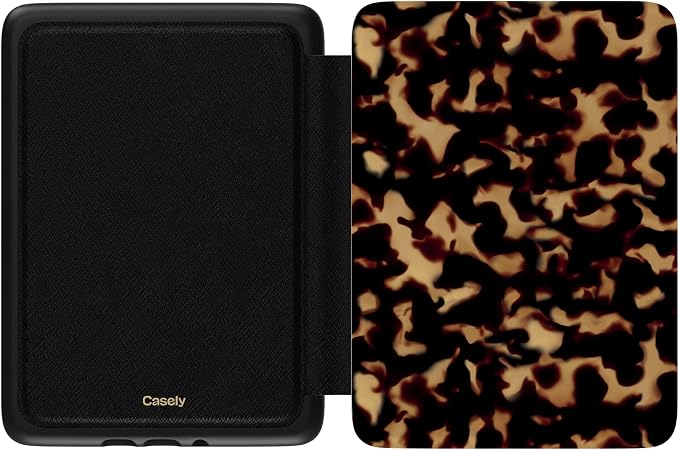 Casely Kindle Case | Shell Shocked | Tortoise Print | Compatible with 7” Kindle Colorsoft and 7” Kindle Paperwhite (12th Gen 2024 Models)