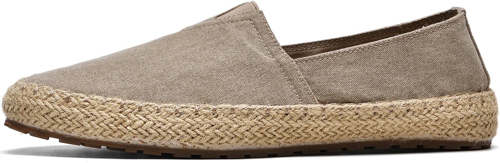 CASMAG Men's Fashion Casual Canvas Espadrille Slip-on Shoes Loafers