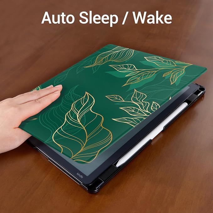 CoBak Case for 11" Kindle Scribe 3rd Generation 2025, Kindle Scribe Colorsoft - All New PU Leather Cover with Auto Sleep Wake, Pen Holder for Scribe 11" 2025 Released