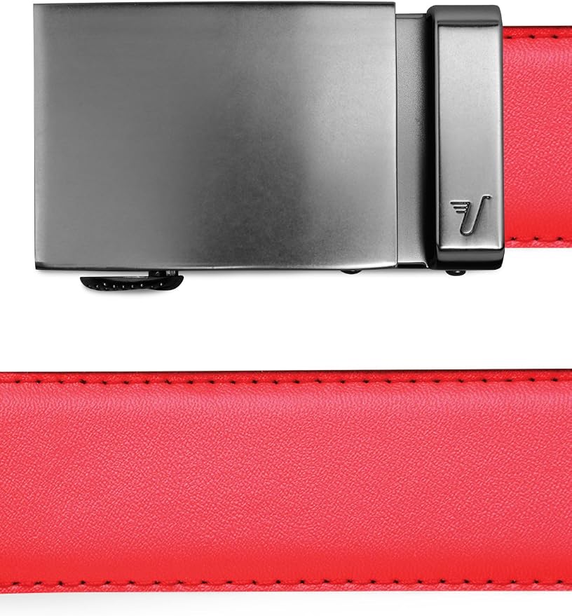 Mission Belt Men's Leather Ratchet Belt, 40mm Metal Collection