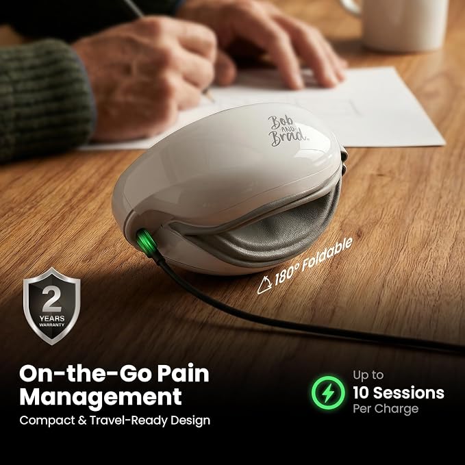 BOB AND BRAD Eye Massager with Heat and Cooling, FSA-HSA Eligible, EyeOasis 3 Heated Eye Massager Mask for Dry Eyes, Migraines, Headaches Relief, Reduce Strain, Improve Sleeping, Birthday Gift for Her