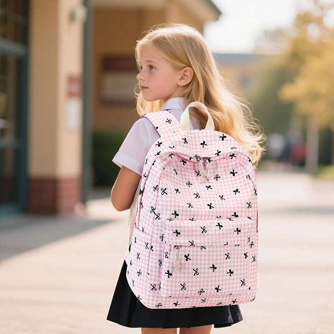 LEDAOU Backpack for Girls School Bag Kids Bookbag Teen Backpack Set Daypack with Lunch Bag and Pencil Case | Kids, Bookbag, Daypack, with Lunch Bag, and Pencil Case