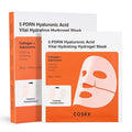 COSRX 5 PDRN Hyaluronic Acid Vital Hydrating Hydrogel Mask, Overnight Hydrogel Face Mask for Glass Glow Skin & Firming with Salmon DNA, Centella PDRN, Mothers day gift, Korean Skin Care (34g x 3ea)