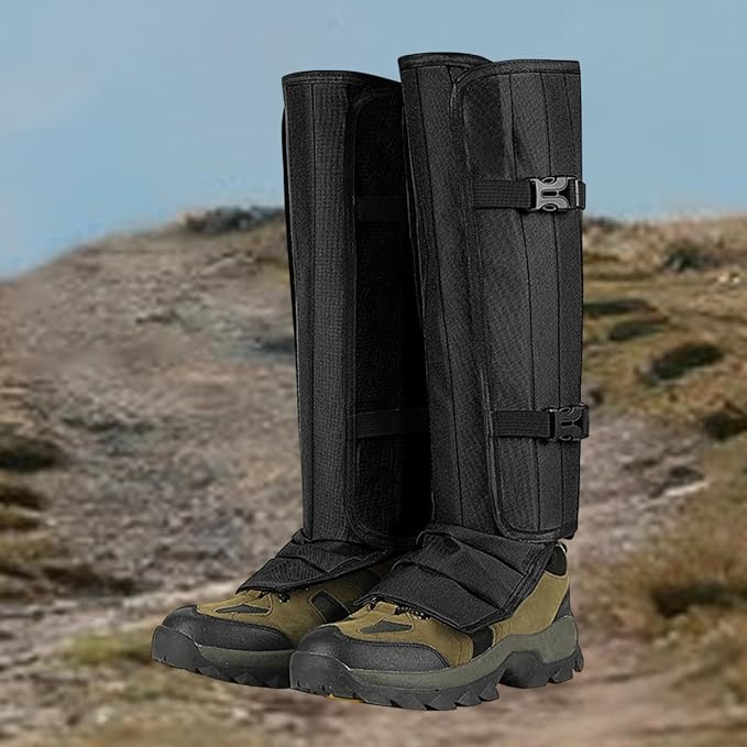 Leg Shoe Covers Waterproof TPU Adjustable Outdoor Walking Hiking Camping Trail Running Suitable for Men Women Snowshoeing