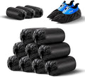 HUADYMEET Shoe Covers Disposable 1000 Pack(500 Pairs) Large Shoe Covers Shoe Boot Covers Waterproof Shoes Protectors Covers Durable Boot&Shoes Covers for Indoors,One Size Fits All, 600g/Bag,Black