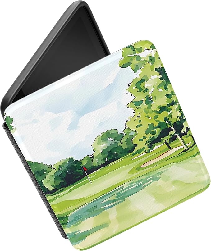 Casely Kindle Case | Clubhouse | Tee Time | Compatible with 7” Kindle Colorsoft and 7” Kindle Paperwhite (12th Gen 2024 Models)