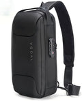 Kingsons Anti Theft Crossbody Bag Sling Bag for Men Anti Theft Sling Backpack Mini Backpack Daypack Crossbody for Travel Sport Running Hiking