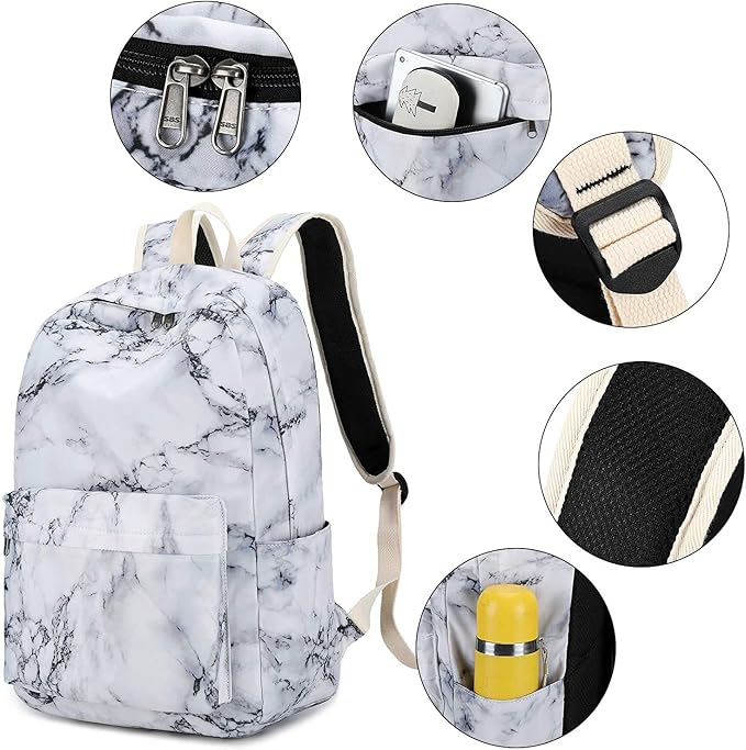 LEDAOU Backpack for Girls School Bag Kids Bookbag Teen Backpack Set Daypack with Lunch Bag and Pencil Case | Kids, Bookbag, Daypack, with Lunch Bag, and Pencil Case