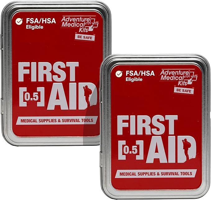 Adventure Medical Kits First Aid, 0.5 Tin Red - (Pack of 2)