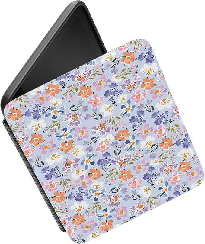 Casely 6" Kindle Case | Poppy Meadows | Pastel Floral | Compatible with 6-inch Amazon Kindle 2024/2022 (11th Generation)
