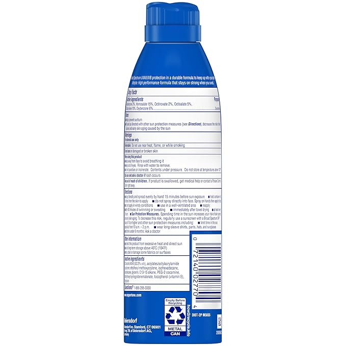 Coppertone SPORT Continuous Sunscreen Spray Broad Spectrum SPF 100 (5.5 Ounce) (Packaging may vary)