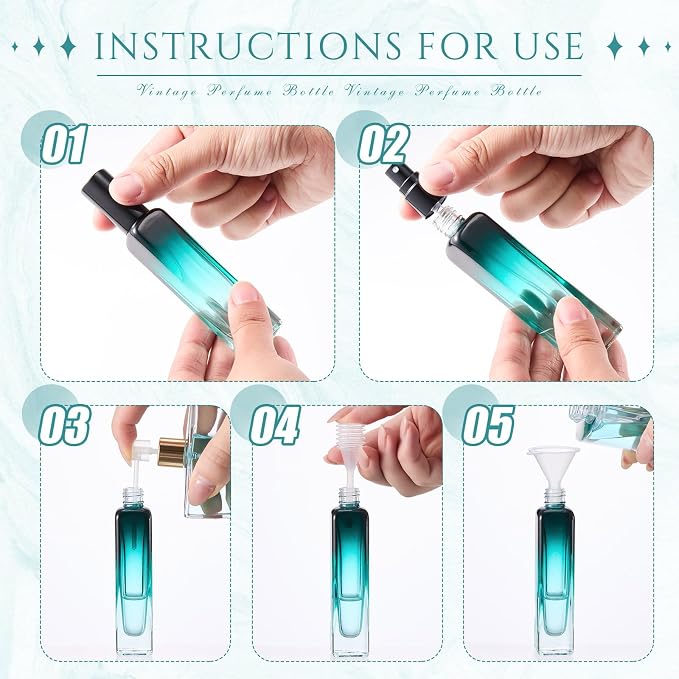 Domensi 20 Pcs 10/15/20/30 ml Perfume Travel Refillable Glass Bottles Spray Bottle Perfume Atomizer for Cologne Dispenser Leak-proof Fragrance Bottles Atomizer Pump Kit (15 ml,Amber Color)