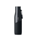 LARQ Bottle Movement Filtered - Lightweight Non-Insulated Stainless Steel Water Bottle BPA Free with Nano Zero Technology and Long-Lasting Filters, Black/Onyx, 24oz