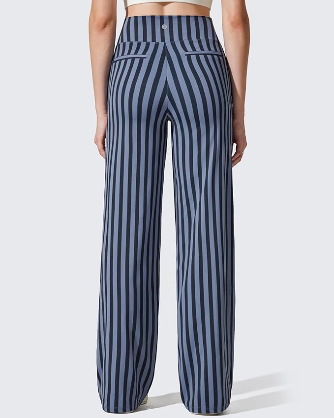 G4Free EverGoing Yoga Pants Women Wide Leg Pants with Pockets High Waist Stretch Dress Casual Sweatpants Petite/Regular/Tall