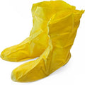 FGS Haz-Mat Yellow Latex Nuke Boots Covers-Disposable, Waterproof Shoe Covers for Boot Protection-Non-Slip Shoes Covers for Industrial Use-Stay Safe with a Shoe Protector Against Liquids & Chemicals